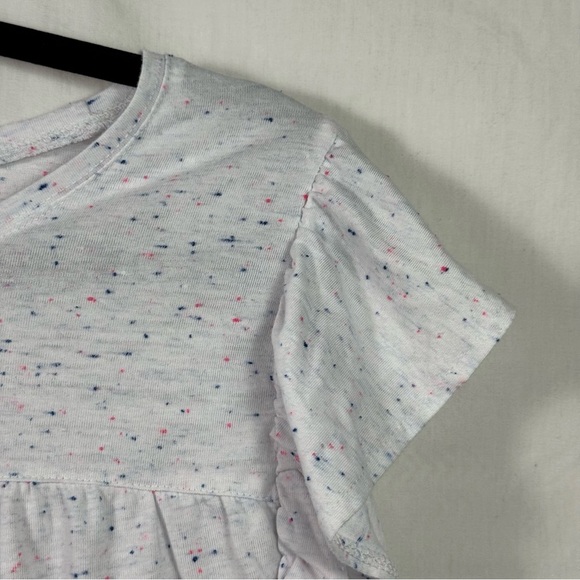 CeCe White Ruffled Side Blouse Women’s Size 2X - Picture 4 of 6